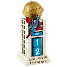 Superman Daily Planet Perpetual Calendar Perpetual Calendar Block Calendar Calendar