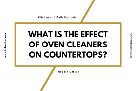 what is the effect of oven cleaners on