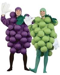 50 genius group halloween costume ideas that will win any virtual costume contest. Green And Purple Grapes Themed Halloween Costumes Grapes Costume Halloween Costumes