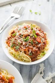 Filipino Style Spaghetti Sauce The Skinny Pot Recipe Filipino Style Spaghetti Spaghetti Sauce Pasta Dishes