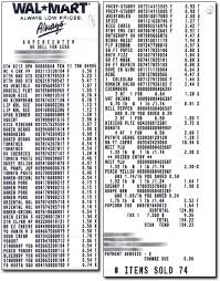 Wal Mart Receipt Money Template Credit Card Hacks Payroll Template