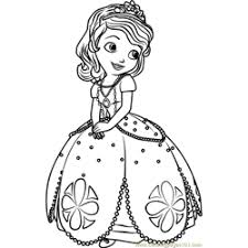 Princess is a regal rank and the feminine equivalent of prince. Princess Sofia Coloring Page For Kids Free Sofia The First Printable Coloring Pages Online For Kids Coloringpages101 Com Coloring Pages For Kids