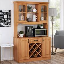 Living Skog Pantry Kitchen Storage Cabinet Wine Buffet Mdf Cherry Walmart Com In 2020 Kitchen Cabinet Storage Kitchen Storage Pantry Cabinet