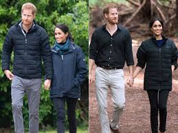 Meghan Markle Adorably Bundles Up In Prince Harry S Jacket For New Zealand Forest Walk Prince Harry Meghan Markle Markle