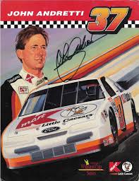 Suddenly the cars were moulded in the wind tunnel, to fit the templates, but also slice through the air. Received This Autographed Photo In The Mail From Former Race Car Driver 56 Year Old John Andretti Indycar