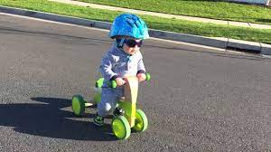 1 Year Old Baby Riding New Bike Youtube