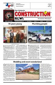 102, san antonio, tx 78249. San Antonio Construction News January 2017 By Construction News Ltd Issuu