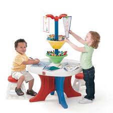 Step2 All Around Art Tower Kids Art Table Art Table Preschool Furniture