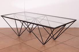 Paolo Piva Wrought Iron And Glass Alanda Coffee Table B B Italia Circa Early 1980 Wrought Iron Glass Glass Coffee Table Coffee Table