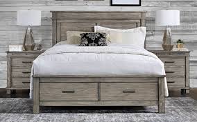 Tamsin silver gray metallic storage platform bedroom set. A America Furniture Glacier Point Queen Storage Bed In Greystone Glpgr5031 Code Univ20 For 20
