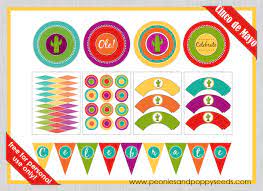 Mexican Party: Free Printable Mini Kit. - Oh My Fiesta! in english