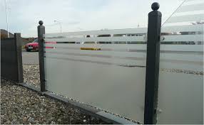 Zaun Sichtschutz Glas Zaun Sichtschutz