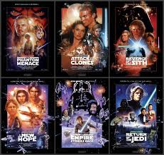 Star Wars Saga Poster Collection Star Wars Film Star Wars Awesome Star Wars