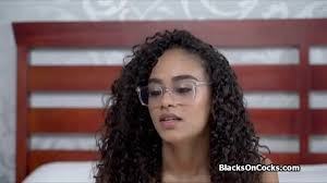 Curly black teen bends over for serious cocking - XNXX.COM