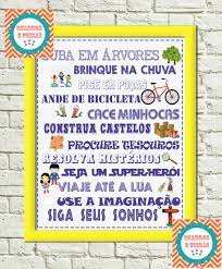 Ser criança é a tristeza do chorar e a imensa alegria de saber sorrir, é ter esse dom imenso de perdoar mesmo a maldade que só quer magoar. Quadro Ser Crianca No Elo7 Quadros E Coisas 676b54