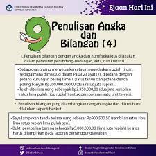 Saya lampirkan tanda terima uang sebesar rp900.500,50 (sembilan ratus ribu lima ratus rupiah lima puluh sen). Ejaanhariini Badan Pengembangan Dan Pembinaan Bahasa Facebook