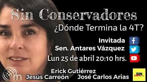 Hoy estaré en el programa “Sin Conservadores” en el canal de YouTube de Sin  Línea y en sus redes sociales. No te lo pierdas!