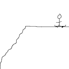 Would you follow rosa off a cliff? Rocher Cliff Gif Find On Gifer