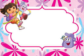 Printable Dora The Explorer Invitation Card Explorer Birthday Party Explorer Invitation Kids Birthday Invitations Printable