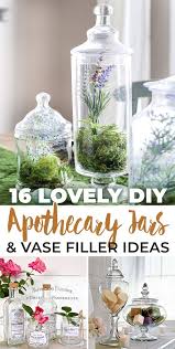 Bathroom apothecary jar ideas varyhomedesign. 16 Lovely Diy Apothecary Jars Vase Filler Ideas The Budget Decorator