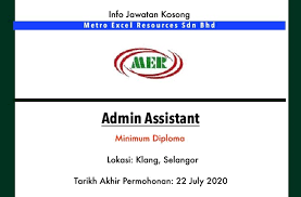 Petrolec resources sdn bhd is an engineering company, incorporated in june 2005 and managed by professionals and experienced team who had years of experience in electrical and mechanical disciplines. Info Jawatan Kosong Terkini Metro Excel Resources Sdn Bhd Klang Selangor Jawatan Kosong Terkini