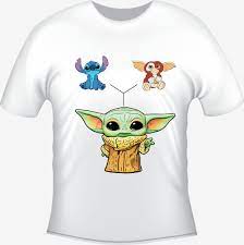 Camiseta Baby Yoda Stitch E Mogwais No Elo7 Seus Sonhos Personalizados 111f6f5