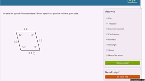 A parallelogram with 4 right angles. Quadrilaterals Geometry All Content Math Khan Academy