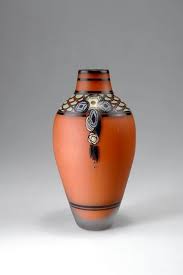 185 Andre Delatte Nancy Vase 1920s H 25 2 Cm Cas Lot 185 Vase Art Deco Glass Glass Art