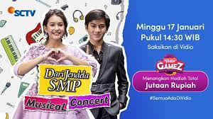 Live stream dari jendela smp, live stream samudra cinta, live stream istri kedua, live video ini menerangkan tentang cara menonton live streaming sctv dengan kualitas hd menggunakan web. Saksikan Live Streaming Sctv Dari Jendela Smp Musical Concert Di Vidio Minggu 17 Januari 2021 Showbiz Liputan6 Com