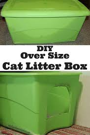Diy Oversize Cat Litter Box How To Make An Oversized Litter Box For Your Big Cat Catlitterbox Cats Cat Litter Box Diy Litter Box Cat Training Litter Box