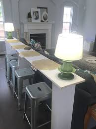 Custom Diy Behind The Couch Table Bar Sofa Table Decor Diy Sofa Table Behind Couch