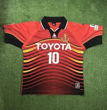 Free shipping for many products! Nagoya Grampus Eight Home Football Shirt 2002 Sponsored By Toyota