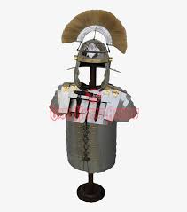 The centurion (centurio in latin) was an officer in the roman army whose experience and valour were a crucial factor in maintaining order on the. Blond Plumed Roman Centurion Armour Set Greek Roman Armor Stand Free Transparent Png Download Pngkey