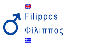 Explorez le meilleur de filippos ! Filippos Or Philippos Male Greek Name Filippos