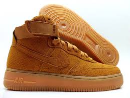 Designed by bruce kilgore and introduced in 1982, the air force 1 was the first ever basketball shoe to feature nike air technology, revolutionizing the game and sneaker culture forever. Brown Suede Nike Air Force 1 High B2e52e