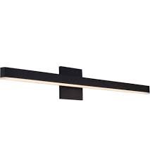 Kuzco Lighting Vl10337 Bk Vega Led 37 Inch Black Vanity Light Wall Light