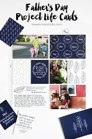 Father S Day Project Life Cards Papa
