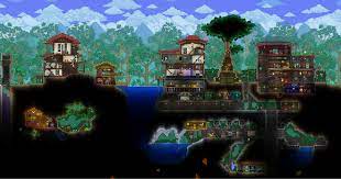 I haven't tried terraria yet, but the creativity & ideas seem limitless, i definitely have to try it out soon. 97 Terraria Base Inspiration Ideas Terrarium Base Terraria House Ideas Terrarium