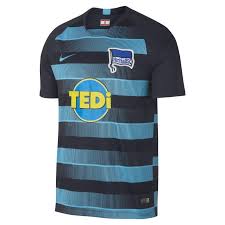 2018 19 Hertha Bsc Stadium Away Men S Football Shirt In 2020 With Images Football Shirts Nike Shirts