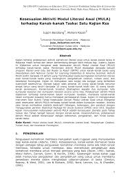 Guru perlu mengadakan aktiviti interaksi dan komunikasi perkembangan serta kemahiran sosial dan emosi kanak. Pdf Kesesuaian Aktiviti Modul Literasi Awal Mula Terhadap Kanak Kanak Taska Satu Kajian Kes