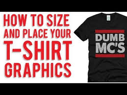 If you are looking forward to making a cute little onesie for a newborn baby or an infant, there are two major size groups you can follow. How To Size And Place Graphics On Your T Shirts Tshirthelpdesk Youtube