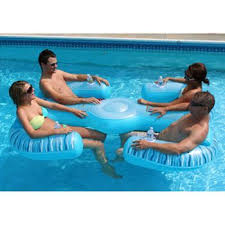 rave paradise 4 person inflatable lounge chair pool float inflatable pool floats pool floats pool lounge