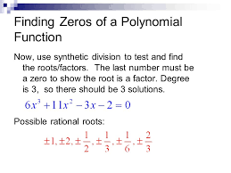 Lesson 3 4 Zeros Of Polynomial Functions Rational Zero Theorem Ppt Video Online Download