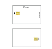 100pcs/lot Blank PVC SLE-4442 IC card/ISO7816-3 SiM Contact card / SLE4442  smart card - AliExpress