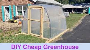 Particular layout develops a larger view or an efficient kitchen. Diy Cheap Greenhouse Youtube
