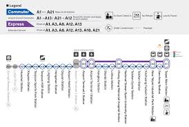 It starts with recto station and ends with santolan station. Taiwan Taoyuan International Airport Taoyuan Airport Mrt