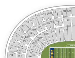 Download Hd Detailed Los Angeles Coliseum Seating Chart