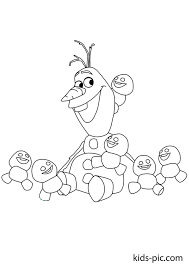 Minnie mouse summer coloring pages. 15 Olaf Snowman Coloring Pages Printable Kids Pic Com