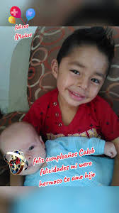 Feliz Cumple Hijo Infantil Caleb