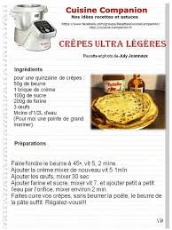 Crepes Ultra Legere Recettes De Cuisine Cuisine Et Boissons Cuisine Companion